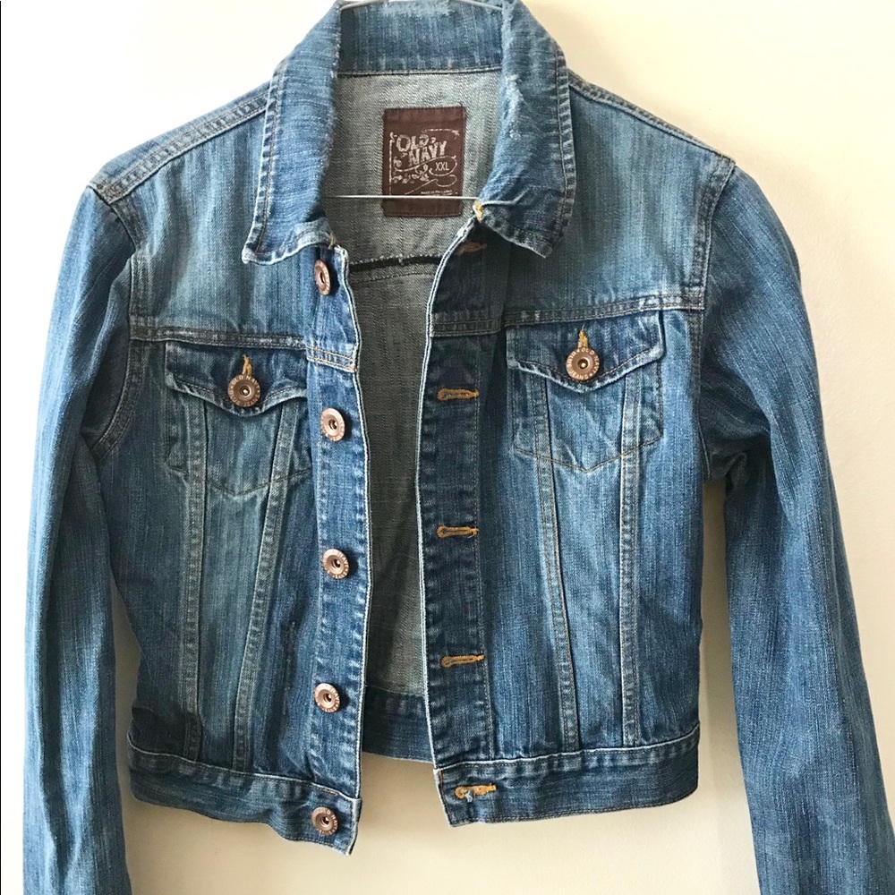 Distressed Denim Jacket